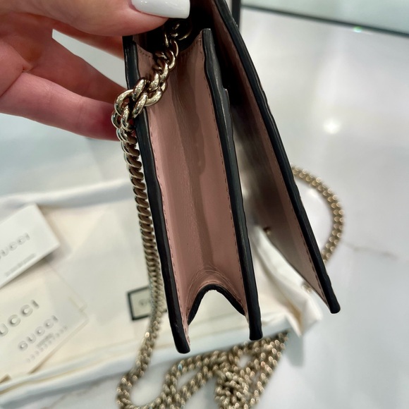 GUCCI - Guccissima Signature Bow WOC/Small Crossbody In Excellent Condition - Picture 6 of 16